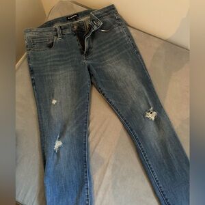 Express Ladies Jeans Size 31x30 High Rise 4-Way Hyper Stretch Jeans